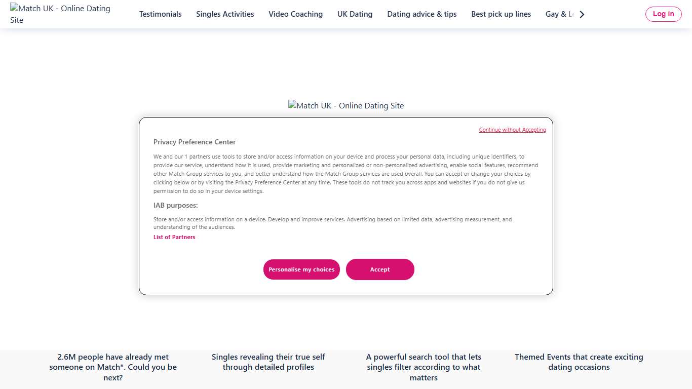 Online Dating Site - Register For Free on Match UK!