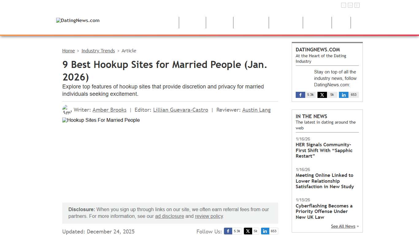 9 Best Hookup Sites for Married People (Jan. 2026)